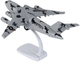 Zabawka LEAN Toys United Samolot wojskowy HW-605 ze statywem Moro Szary 15672 (5905679071953) - obraz 4