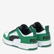 Подростковые кеды для мальчика Puma Rebound Layup Lo Sl Jr 37049024 5903419747854 38 Зеленые (5903419747861) - изображение 5