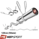 Гриф олимпийский W-образный Hop-Sport 120 см (Ø 50 мм) хромированный для штанги дома спортзала - изображение 1