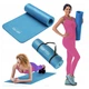 Килимок для йоги Gymtek NBR 1 см голубий гімнастичний каремат для спорту антиковзкий - зображення 1