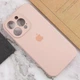 Чохол Silicone Premium case з захистом камери для iPhone 16 Pro Full Camera Protective pink sand 2269 - изображение 2
