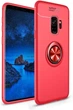Чехол TPU Ring для Samsung Galaxy S9 / G960 бампер противоударный с кольцом Red - изображение 1