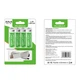 Батарейки Pujimax AA (Type-C) 4255 mAh, набір 4 шт - изображение 3