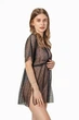 Халат пляжный женский из сеточки Felisiya Lingerie 87-170кп One size(S-M) Черный - изображение 3
