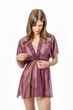 Халат пляжний жіночий із сіточки Felisiya Lingerie Сливове вино 87-076с One size(S-M) - зображення 3