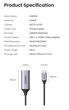 Адаптер Ugreen CM297 перехідник USB Type-C to HDMI 2.0 4K@60Hz (70444) - зображення 10