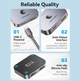 HDMI сплиттер Vention HDMI 2.1 с 60Hz 3D HDCP HDR Dolby 7.1 свич двунаправленный 2 in 1 out Grey (AKPH0) - изображение 7