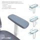 Офисное кресло OfficePro Balance OC620-W-DG-DG (OC620-W-DG-DG) - изображение 11