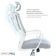 Офисное кресло OfficePro Harmony OC310-W-LG-LG (OC310-W-LG-LG) - изображение 13
