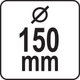 Miska z dnem magnetycznym YATO 150 mm (YT-0830) - obraz 2