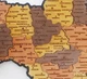 Карта України настінна мала 3D об'ємна англійською з синьою підсвіткою (220В) в коробці 55*38.5 см Гранд Презент (16ССАнгл) - изображение 10