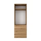 Шкаф распашной комбинированный №14 ART IN HEAD Light 2400x500x2200 Дуб Эвок (LTK01410000000) - изображение 2