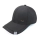 Кепка однотонная Sport CAP бейсболка летняя хлопок Black универсальная черная - изображение 1