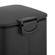 Мусорное ведро с плавным закрытием квадратное Zerix Kubix-TC0108 Black 8 л цвет черный (ZX5892) - изображение 7