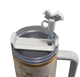 Термос термочашка Stanley Quencher H2.0 Tumbler з нержавіючої сталі 1,18 л Roza Beaux Blue KT6007857 - зображення 5