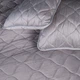Набор покрывало MirSon Евро 200x220 см + Наволочки №5051 Velor charm Light Gray 50x70 см 2 шт Велюр + Микрофибра (2200008376826) - изображение 4