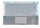 Клавіатура для ноутбука Sony Vaio (SVP11) Silver, (Silver TopCase), RU - зображення 1