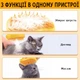 Паровая массажная щетка Pet Brush для вычесывания шерсти собак и кошек, цвет желтый - изображение 2