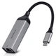 Сетевой адаптер REAL-EL CE-150 USB Type-C - RJ45 (M/F), 0.1 м, Black (EL123110004) - изображение 1