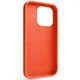 Чехол Fiji Silicone Case для Apple iPhone 14 Pro бампер накладка Soft Touch с микрофиброй Apricot - изображение 2