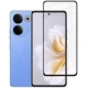 Защитное стекло Fiji Premium для Tecno Camon 20 Pro (CK7n) полная проклейка Anti-Static черный - изображение 1