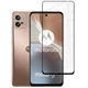 Защитное стекло Fiji Premium для Motorola G32 полная проклейка Anti-Static черный - изображение 1