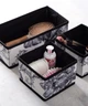 Набор органайзеров IDEA HOME Anthracite Flowers NP-139 (28см) 3шт - изображение 3