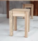 Табурет дерев'яний кухонний KOSKO legs S-1 35*35*48 Ясен Кремовий - изображение 3