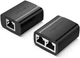 Разветвитель витой пары Vention RJ45 до 100 мб/сек, черный (IPTB0) - изображение 1