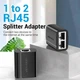 Разветвитель витой пары Vention RJ45 до 100 мб/сек, черный (IPTB0) - изображение 4