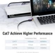 Патч-корд Vention CAT7 SSTP Ethernet, 2 м, чорний (ICABF) - зображення 10