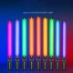 LED - освітлювач, відеосвітло, жезл RGB - Rainbow Stick Light 50 см з вбудованим АКБ та пультом - зображення 5
