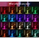 LED - освітлювач, відеосвітло, жезл RGB - Rainbow Stick Light 50 см з вбудованим АКБ та пультом - зображення 6
