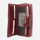 Кошелек женский кожаный для карточек Karya 1119-647 Марсаловый (ROZ6501086696) - изображение 4
