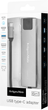 USB-hub Kruger&Matz USB-Type-C - HDMI/2x USB3.0/2x USB-C/RJ45 Grey (5901890040549) - obraz 4