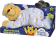 Плюшева іграшка Disney Winnie the Pooh Glow in the Dark з комбінезоном (5400868011807) - зображення 2