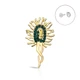 Значок (пин) BROCHE брошь бижутерия Медицина Бактерия золотистый BRGV114910 - изображение 1
