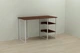 Компьютерный стол Ferrum-decor Кевин Венге 16 мм, металл белый, 100x60х75 см - изображение 1
