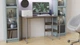 Комп'ютерний стіл Ferrum-decor Кевін Дуб трюфель 16 мм, метал сірий, 100x60х75 см - зображення 4