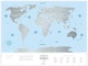 Пластикова скретч-карта світу Travel Map, Silver - зображення 2