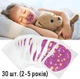 Одноразовые пластыри на рот от храпа для ребенка 2-5 лет Zzz набор детских наклеек / тейпов антихрап для дыхания через нос во время сна, 30 шт (110338988) - изображение 1