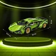 Конструктор машина ламборджині технік машинка Lamborghini Sian на 1260 деталей в масштабі авто 1:14 зеленого кольору - изображение 3