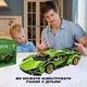 Конструктор машина ламборджині технік машинка Lamborghini Sian на 1260 деталей в масштабі авто 1:14 зеленого кольору - изображение 5