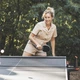 Стіл тенісний Cornilleau 500X OUTDOOR, синій - изображение 2