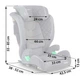 Автокрісло Nukido Louis ISOFIX 15-36 кг, сіре - изображение 7