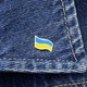 Значок Dobroznak Флаг Украины мини 9х15 мм Желто-голубой (6033) - изображение 2