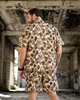 Комплект Oblivion Tactical Camo Palm Сорочка + Шорти коричневий розмір L-XL - изображение 2