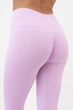 Женские спортивные леггинсы Giulia LEGGINGS SHAPE L/XL Violet-orchid bloom с моделирующим швом, удобные для занятий спортом - изображение 4