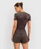 Женский рашгард UFC Venum FIGHT WEEK 4.0 Women's Short Sleeve Rashguards Dark Brown (VNMUFC-00348-058-S) - изображение 4