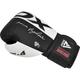 Боксерські рукавиці RDX F4 Boxing Gloves Hook & Loop White Black (BGR-F4B-10OZ) - зображення 2